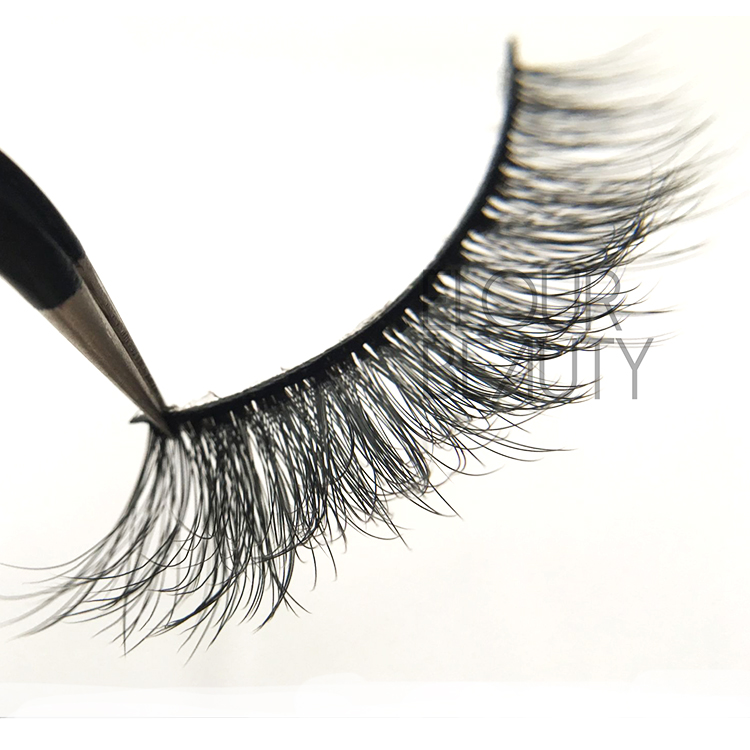 3D faux mink false eyelashes uk best selling EJ74